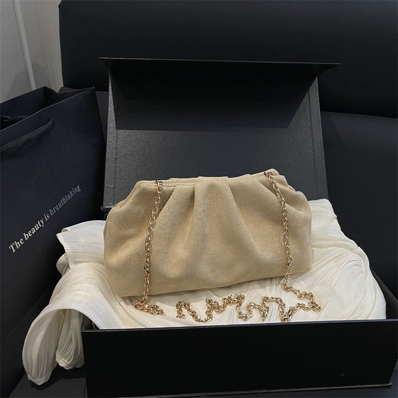 Elegant Suede Mini Shoulder Bag