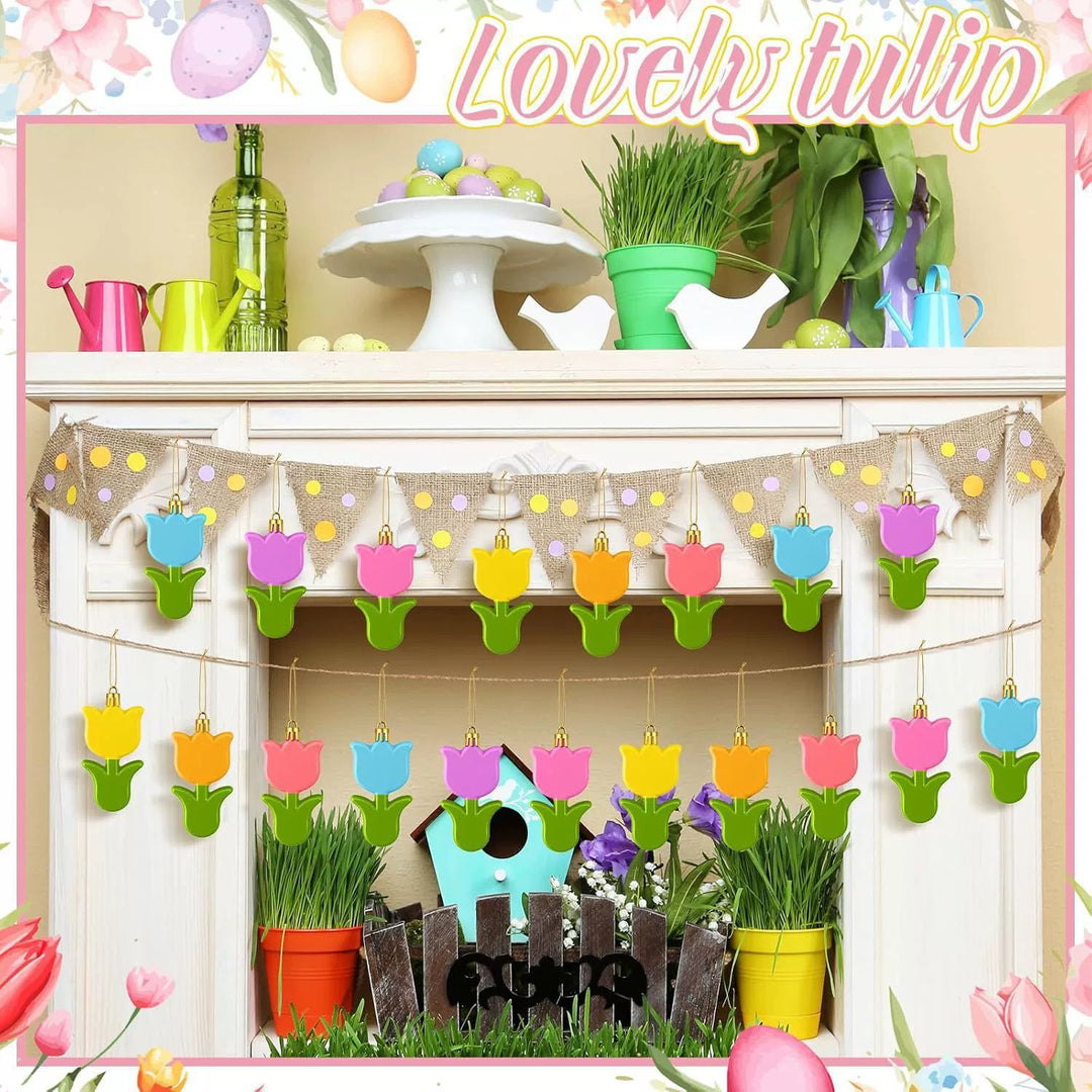 Decorative Tulip Door Garland Kalsten