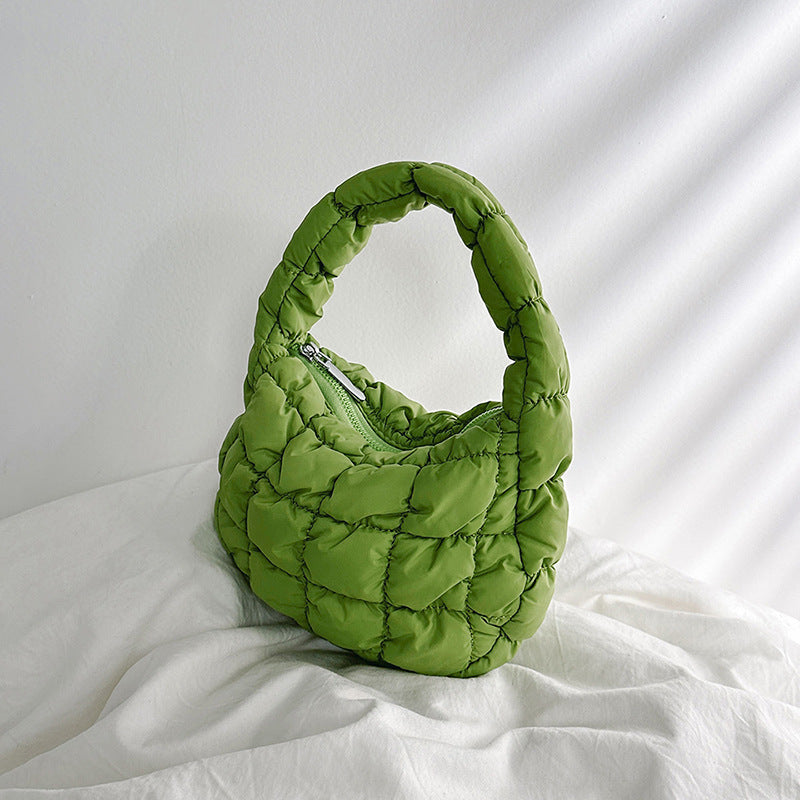 Quilted Puffer Handbag