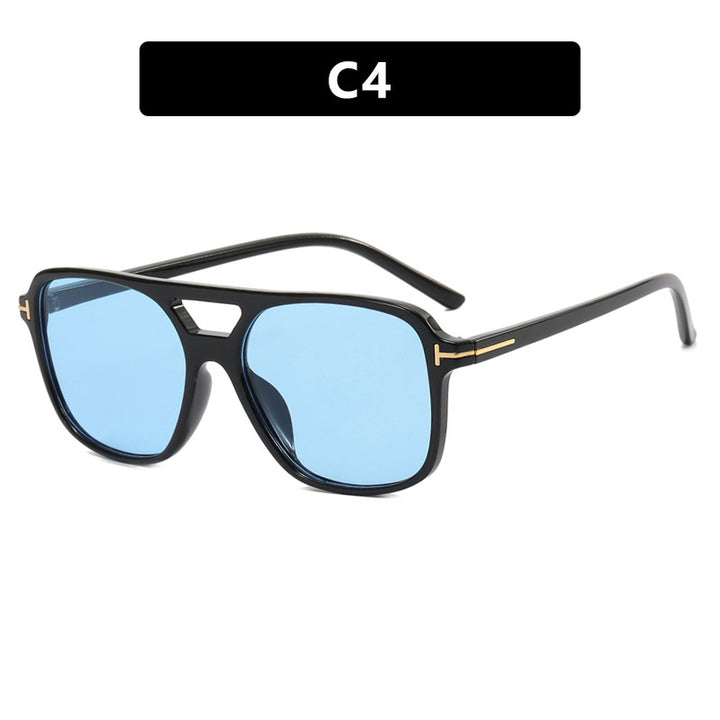 Women's fashionable square sunglasses with luxurious plastic frame and UV protection Kalsten