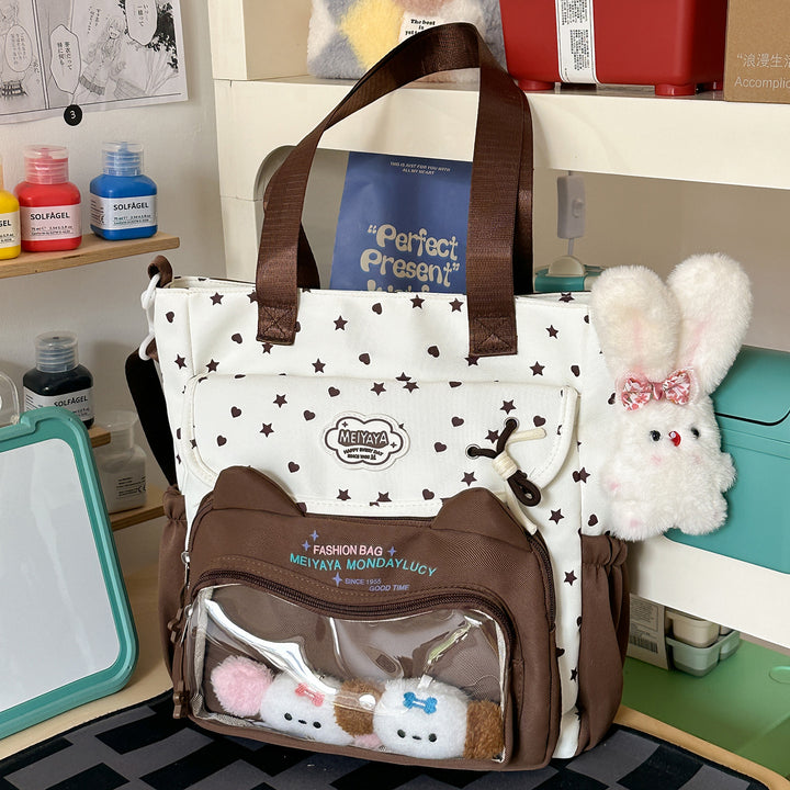 Stylish Water-Resistant Star-Patterned Backpack Kalsten