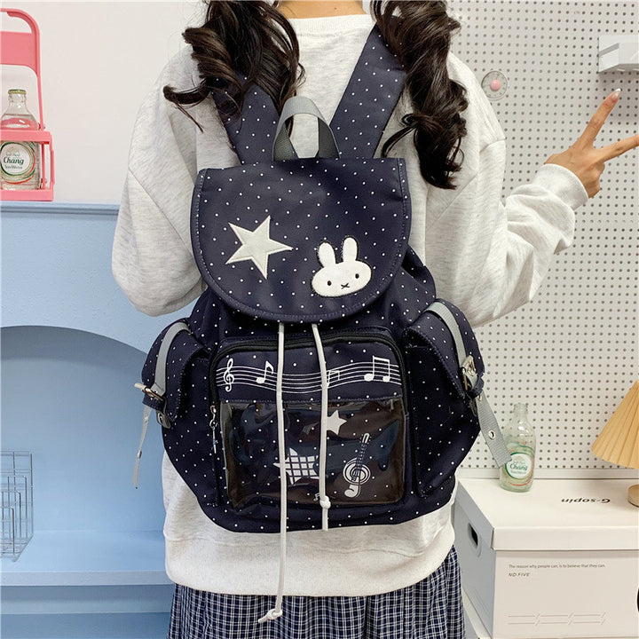 Cute Illustrated Character Backpack Kalsten