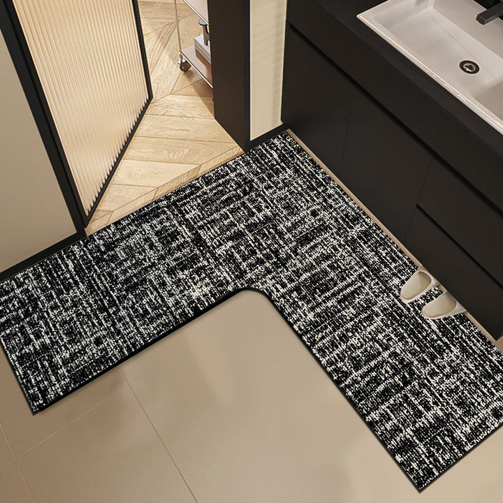 Luxurious Abstract Patterned Bathroom Mat