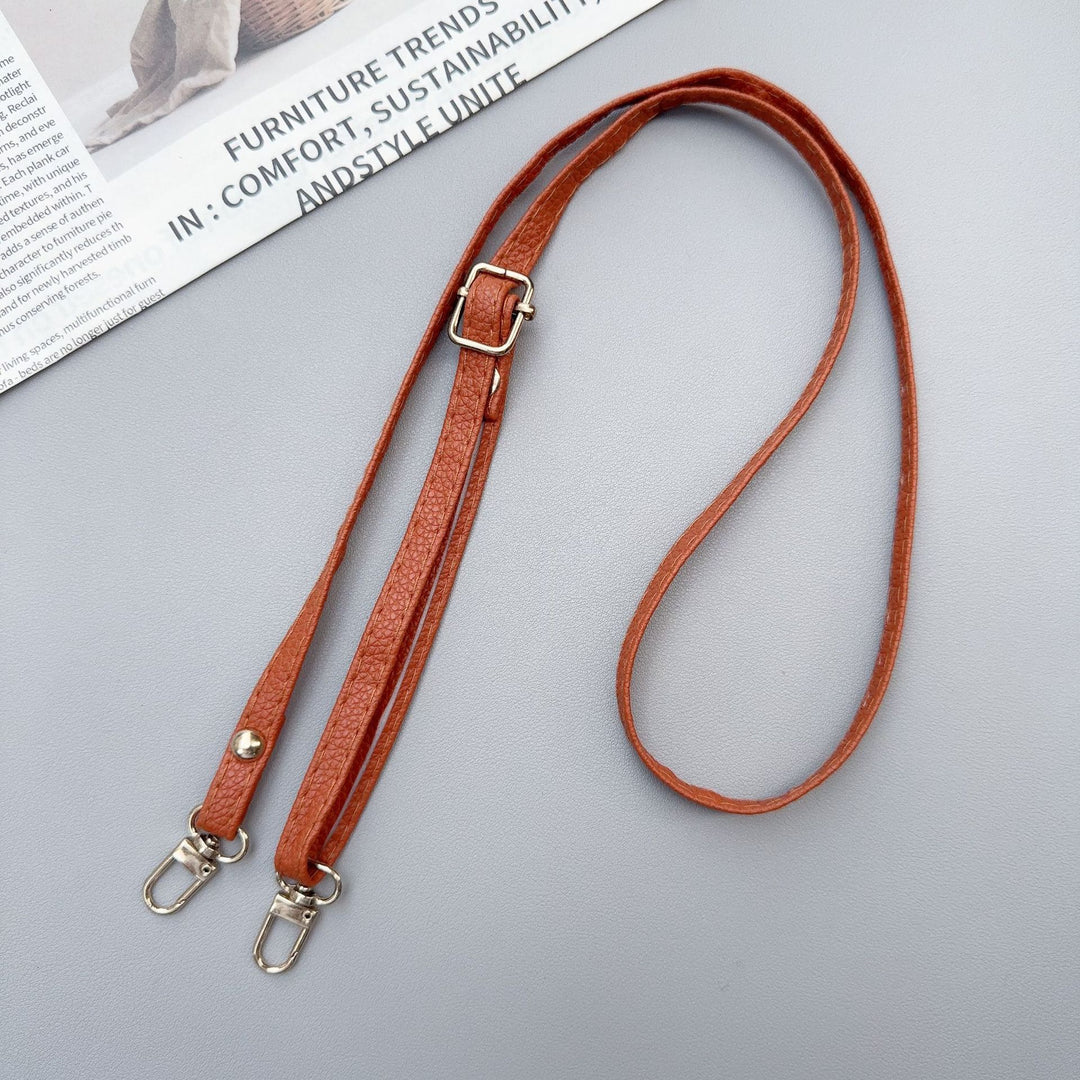 Adjustable Faux Leather Crossbody Strap Kalsten