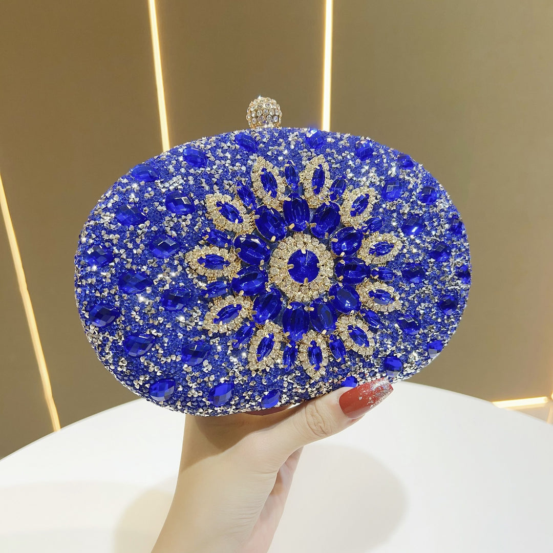 Ornate Crystal Evening Clutch