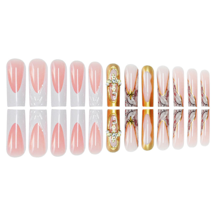 Decorative Long Press-On Nail Art Kalsten