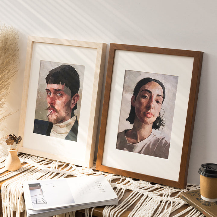 Natural Wood Decorative Picture Frame for Home
