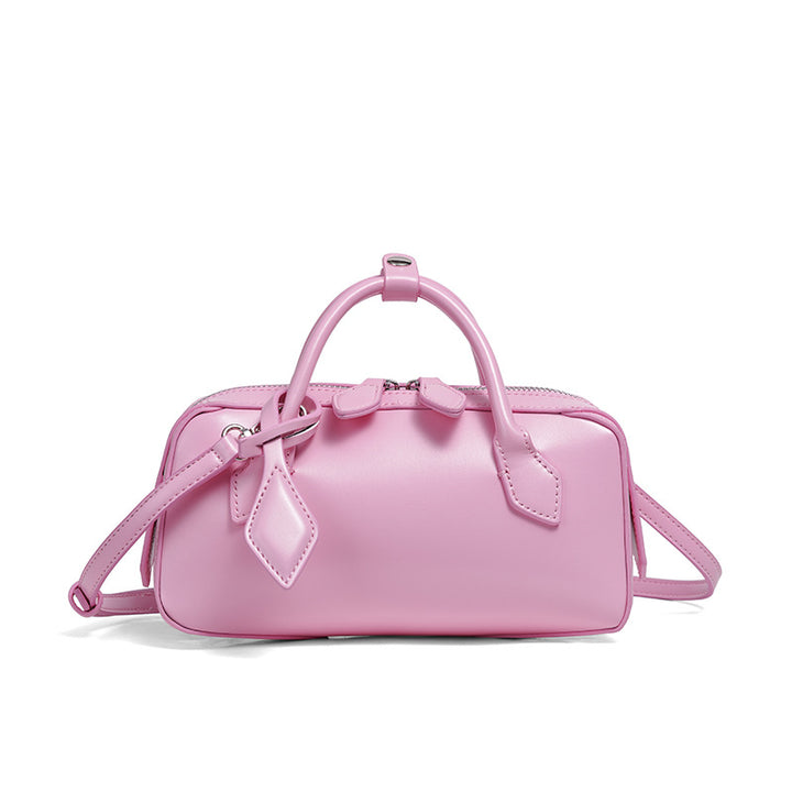 Structured Leather Mini Satchel Kalsten