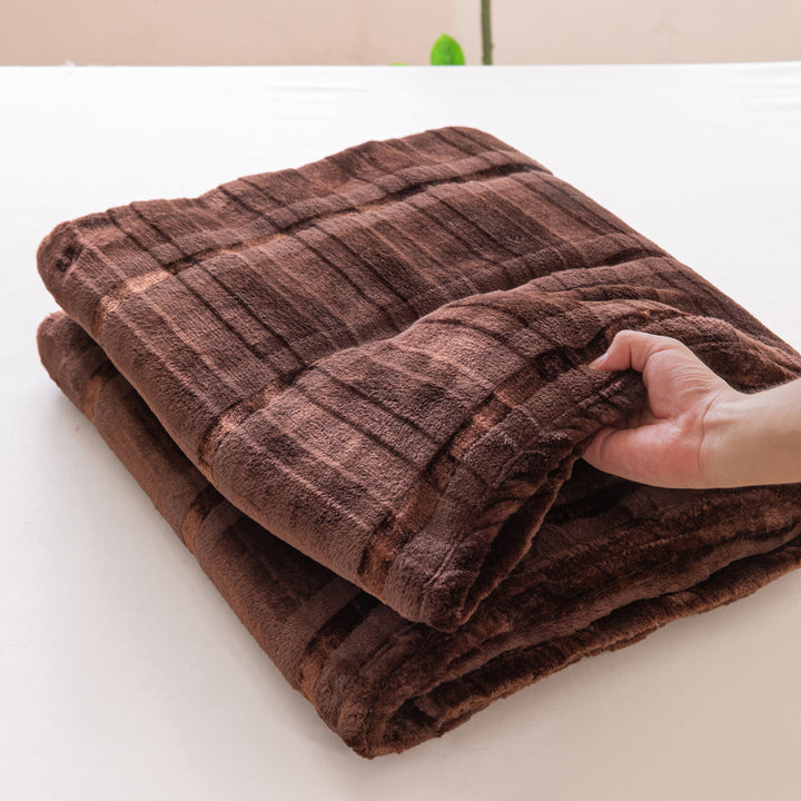 Cozy Flannel Throw Blanket