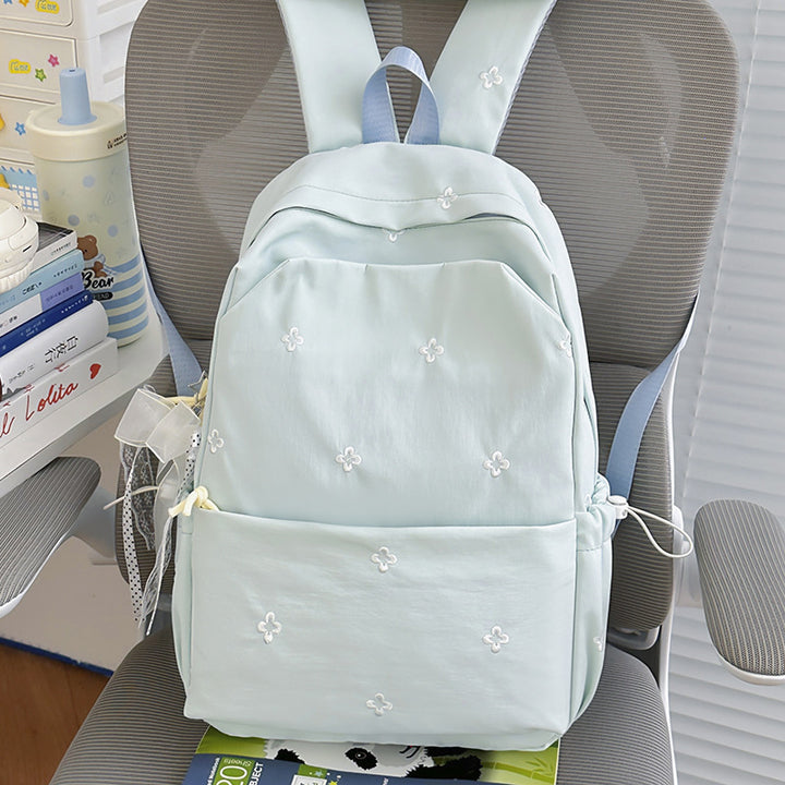 Floral Embroidered Casual Backpack Kalsten