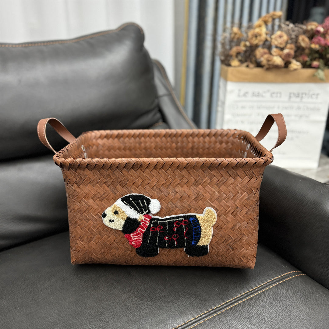 Woven storage basket Kalsten