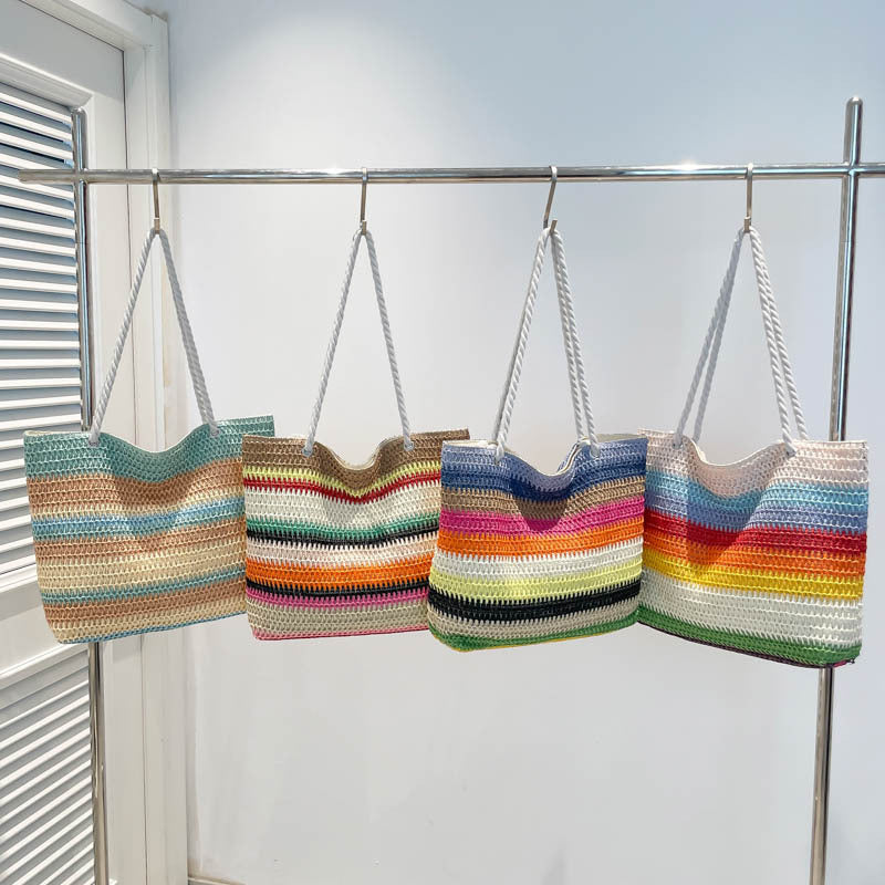 Handwoven Beach Tote Bag