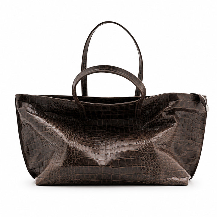 Crocodile Texture Large Tote Bag