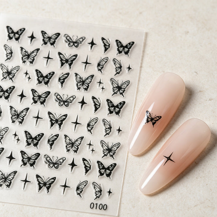 Butterfly Nail Art Stickers