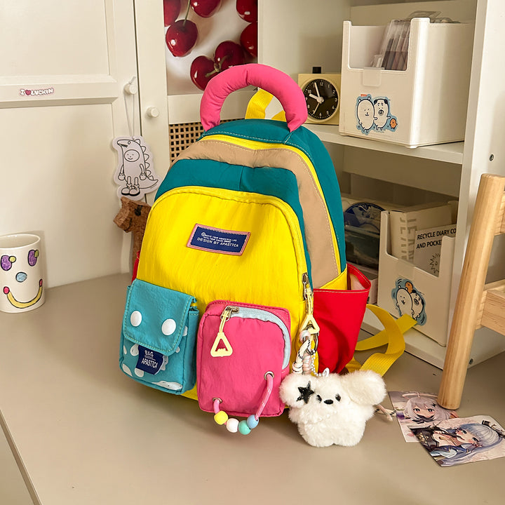 Colorful Multi-Pocket Backpack Kalsten