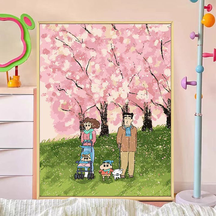Whimsical Family-Themed Canvas Wall Art Kalsten