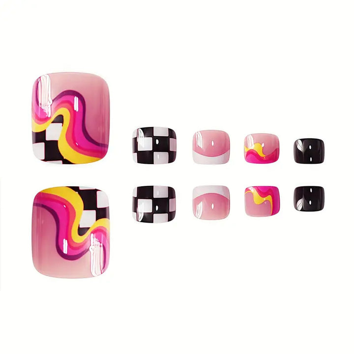 Artistic Toe Nail Wraps Kalsten