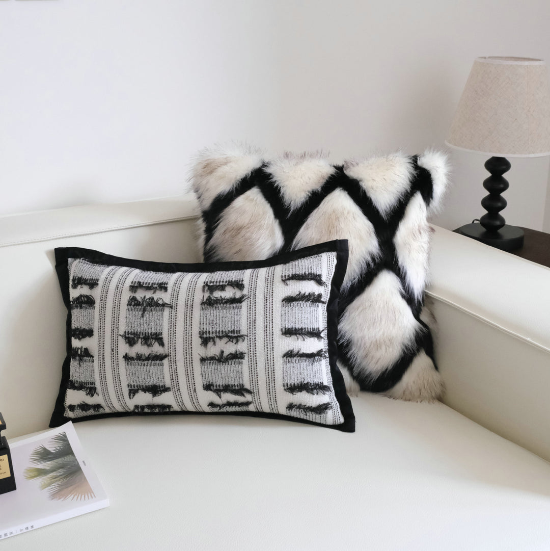 Decorative Faux Fur Accent Pillow