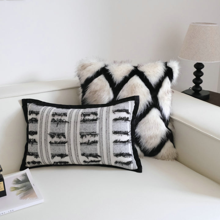 Decorative Faux Fur Accent Pillow