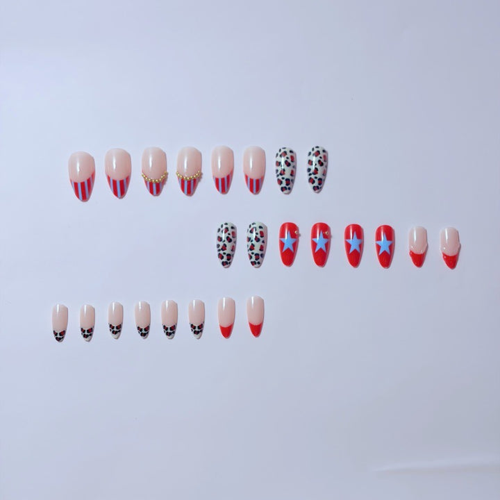 Artistic Nail Tips in Retro Style Kalsten