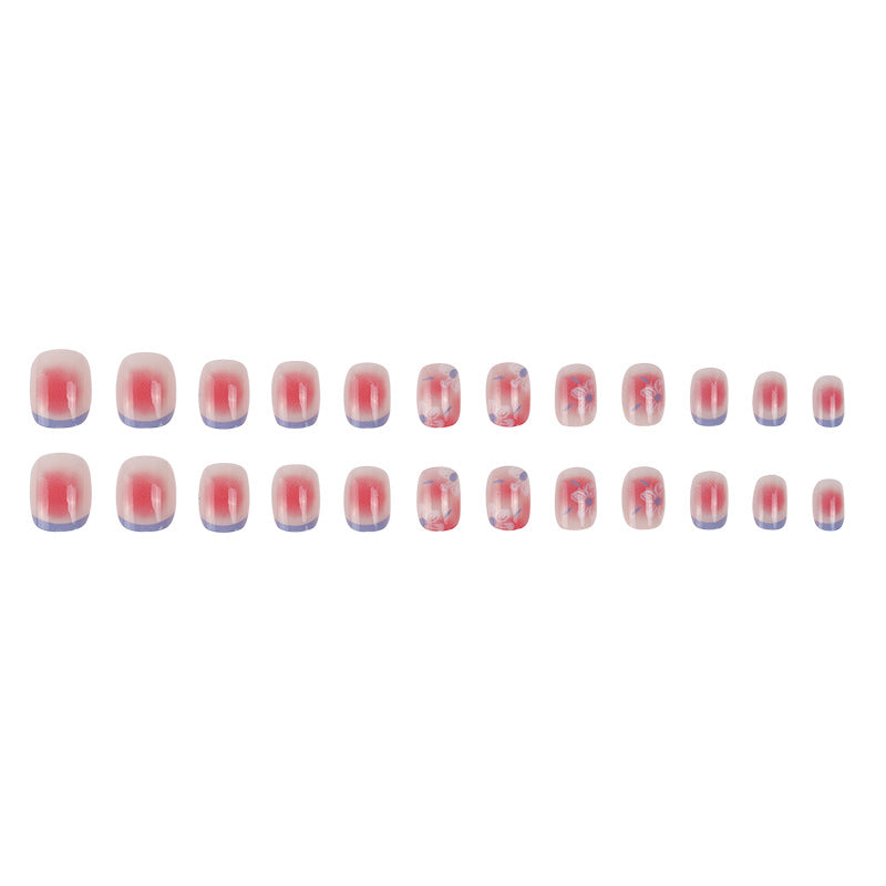 Artistic Floral Nail Art Press-On Nails Kalsten