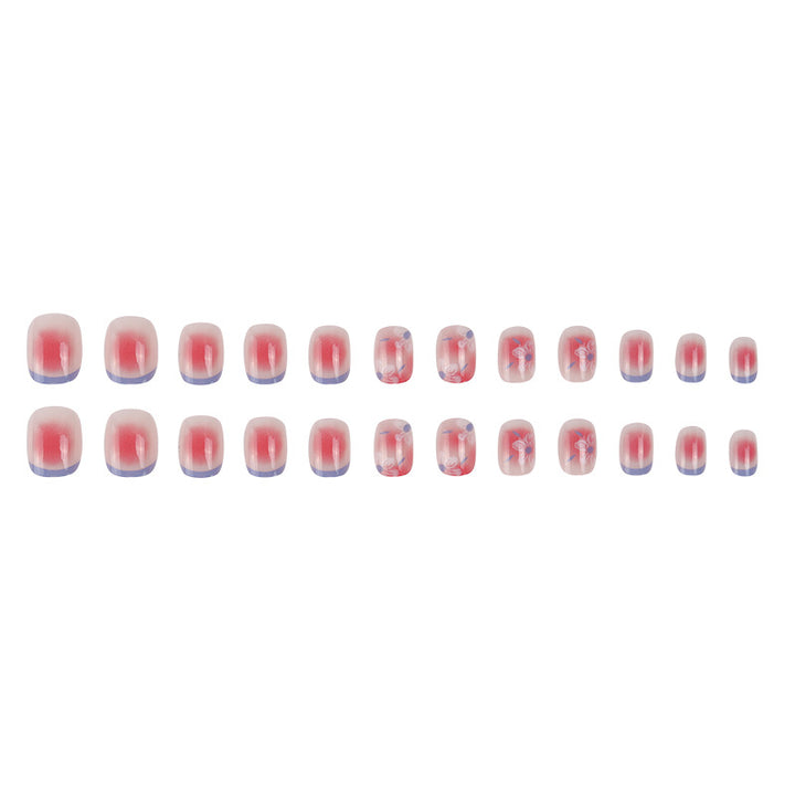 Artistic Floral Nail Art Press-On Nails Kalsten