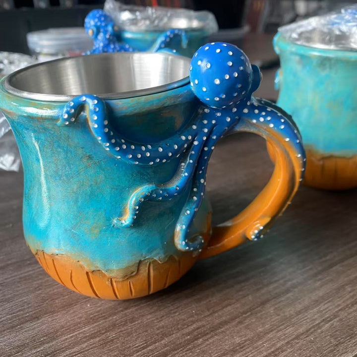 Decorative octopus-Themed Mug Kalsten