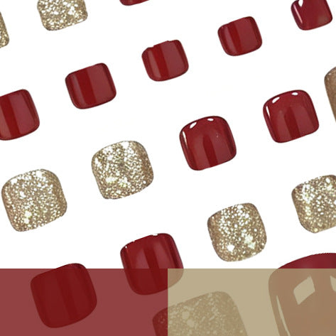 Glamorous Pedicure Nail Art Kalsten