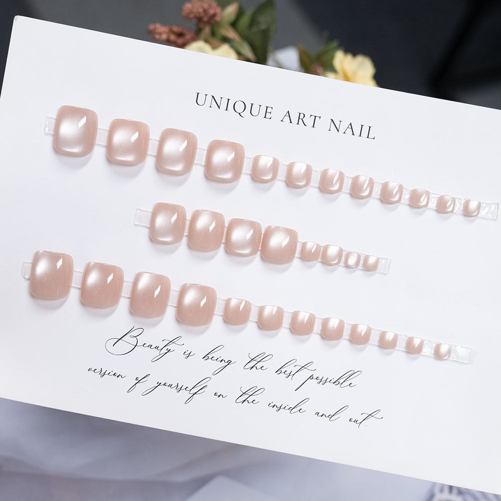 Elegant Metallic Nail Art