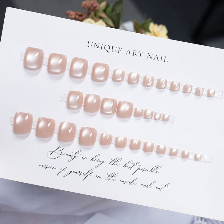 Elegant Metallic Nail Art