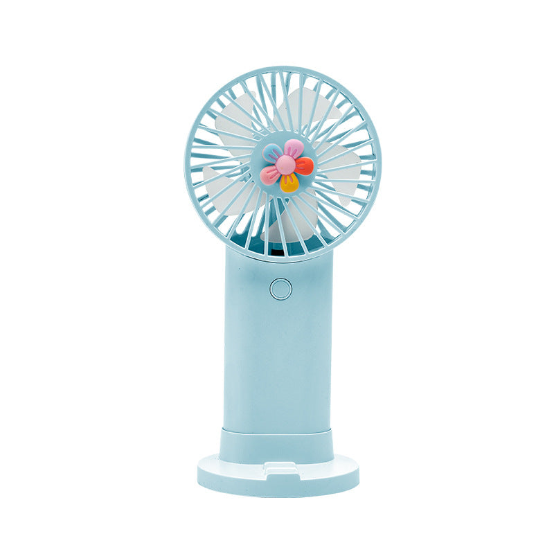 Ladies Portable Hand Fan with Floral Design Kalsten