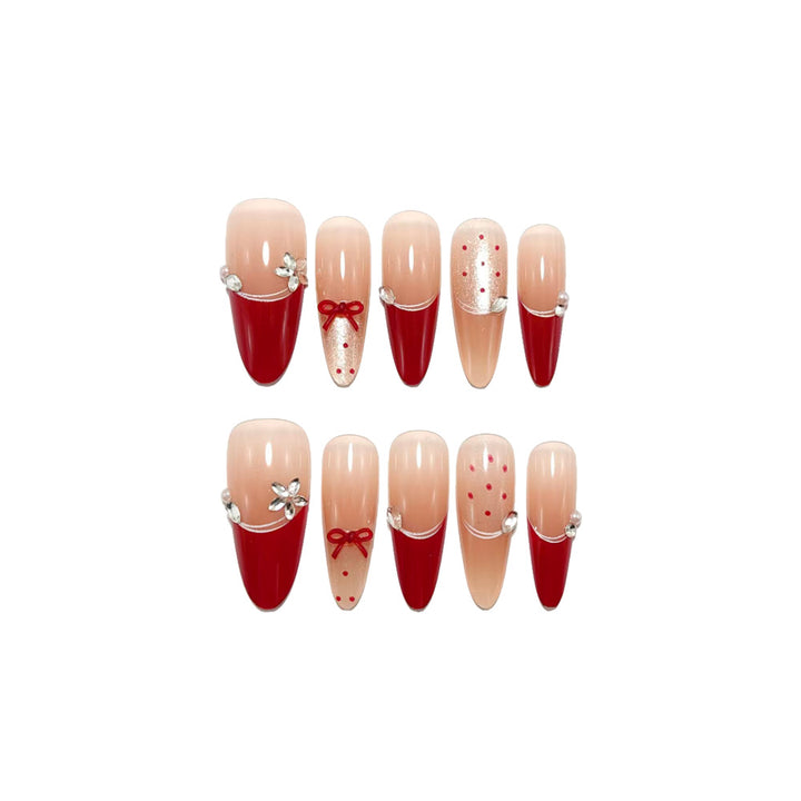 Elegant and Festive Artificial Nails Kalsten