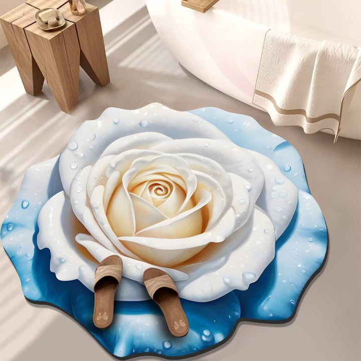 Cheerful Floral Decorative Area Rug Kalsten