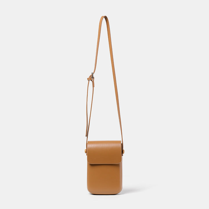 Compact Leather Crossbody Pouch Kalsten