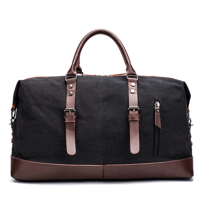 Spacious Travel Bag Made of Sturdy Canvas and Leather Kalsten