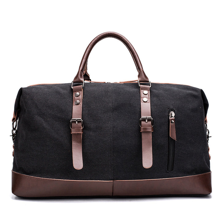 Spacious Travel Bag Made of Sturdy Canvas and Leather Kalsten