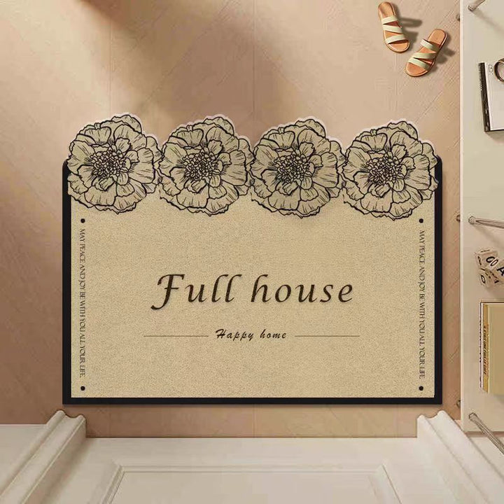 Floral Welcome Mat Kalsten