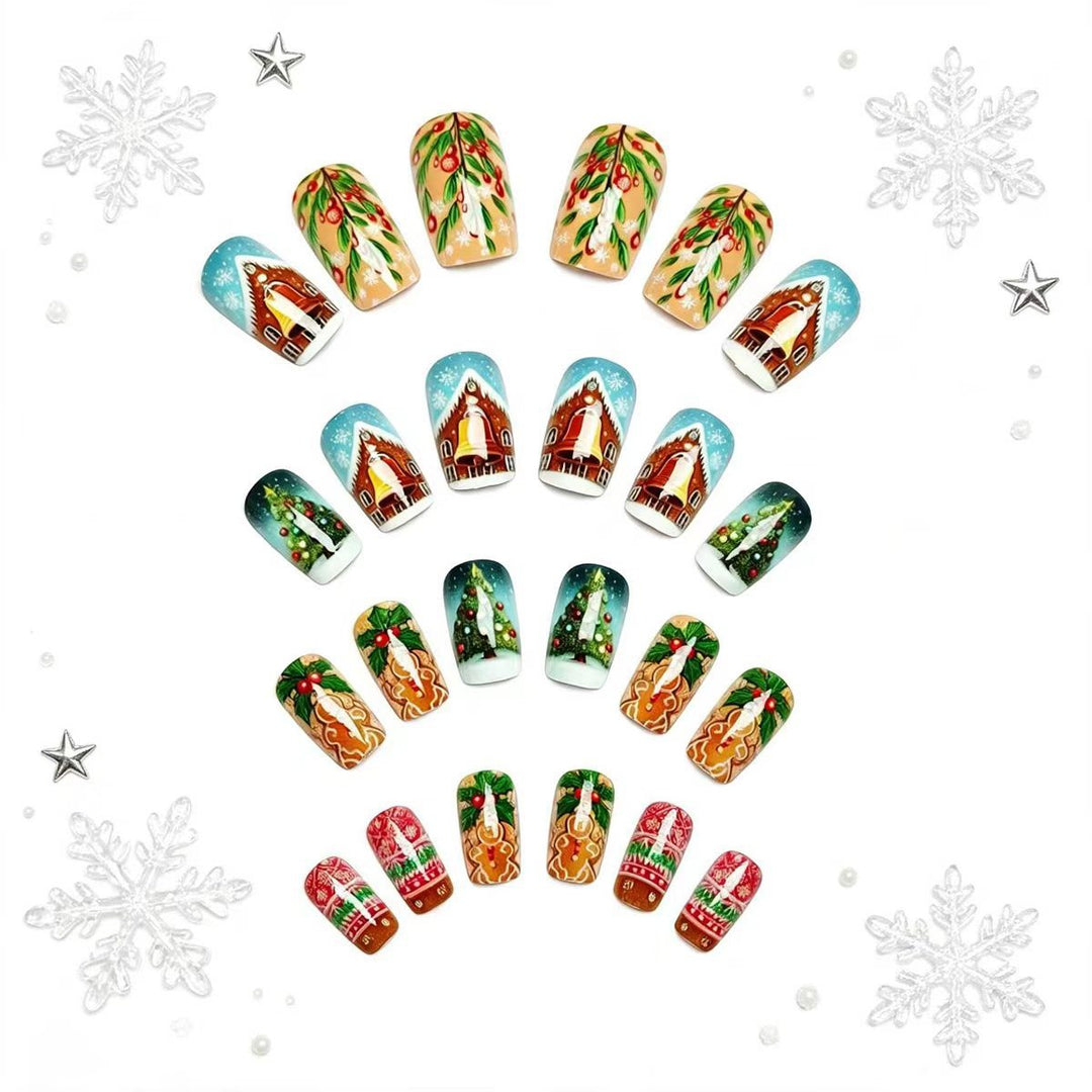 Festive Christmas-Themed Nail Art Kalsten