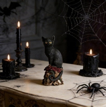 Decorative Black Cat Figurine Kalsten