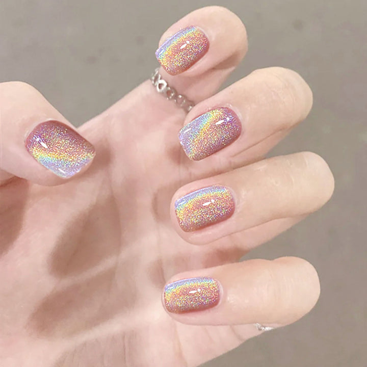 Shimmering Press-On Nail Art Set