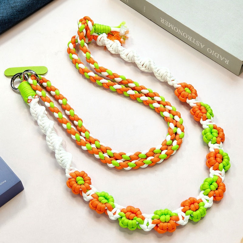 Decorative Floral Braided Leash Kalsten