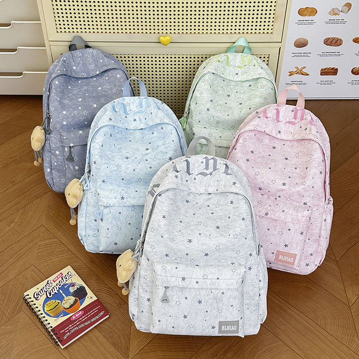 Stylish Lightweight Star-Patterned Backpack Kalsten