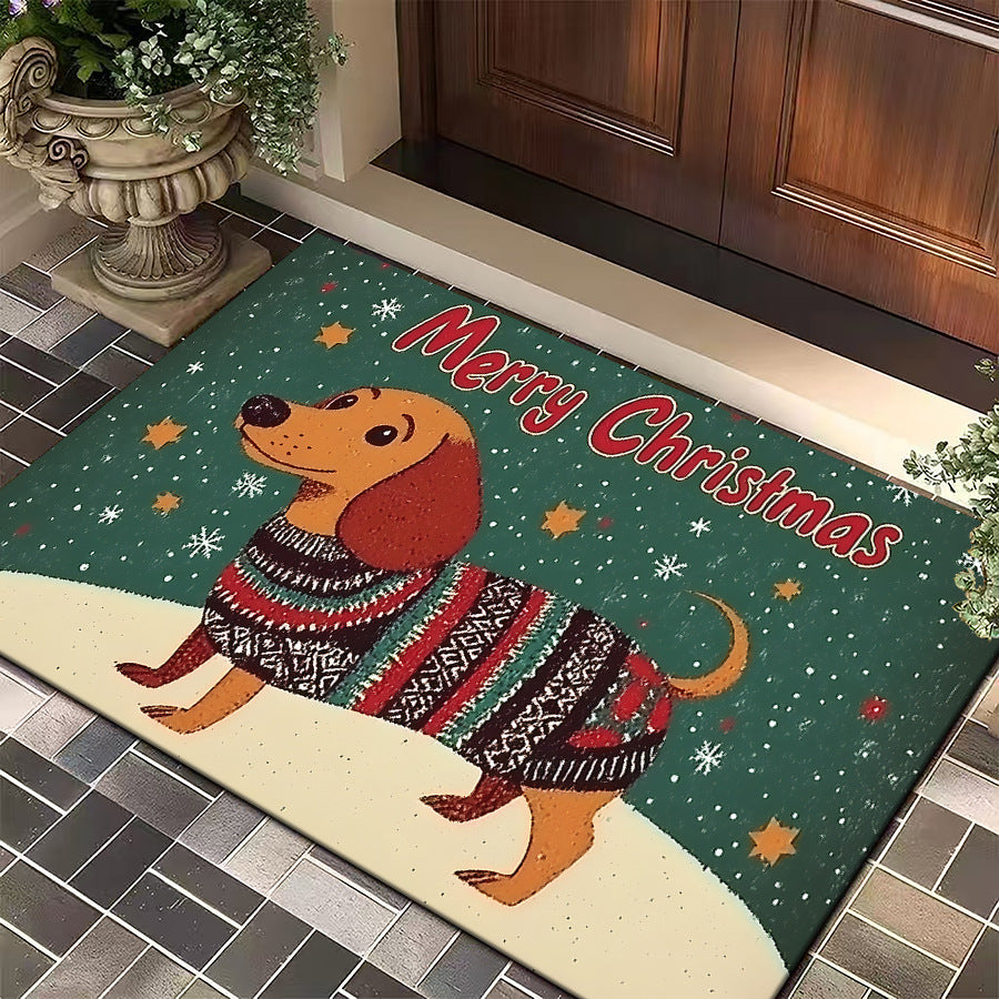 Decorative Christmas-Themed Entrance Mat Kalsten