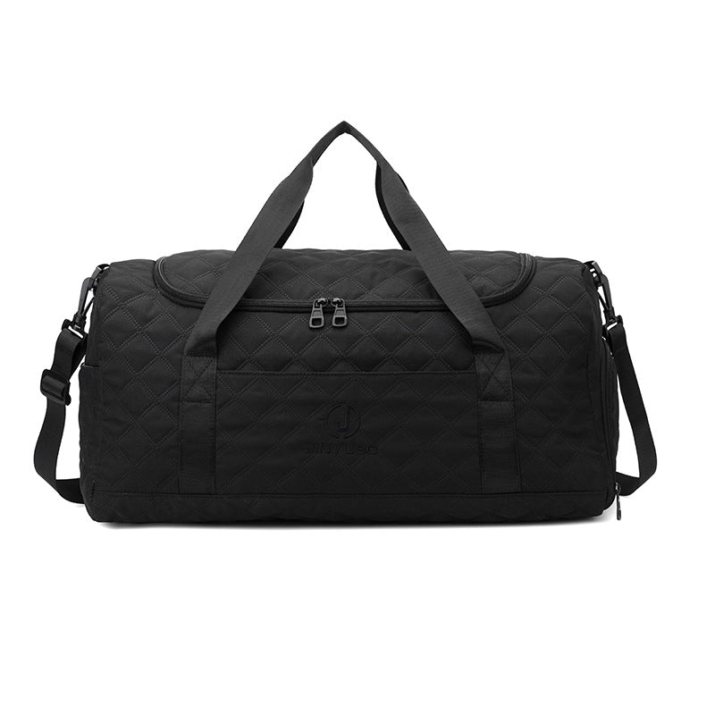Quilted Multi-Pocket Sports Duffle Bag Kalsten