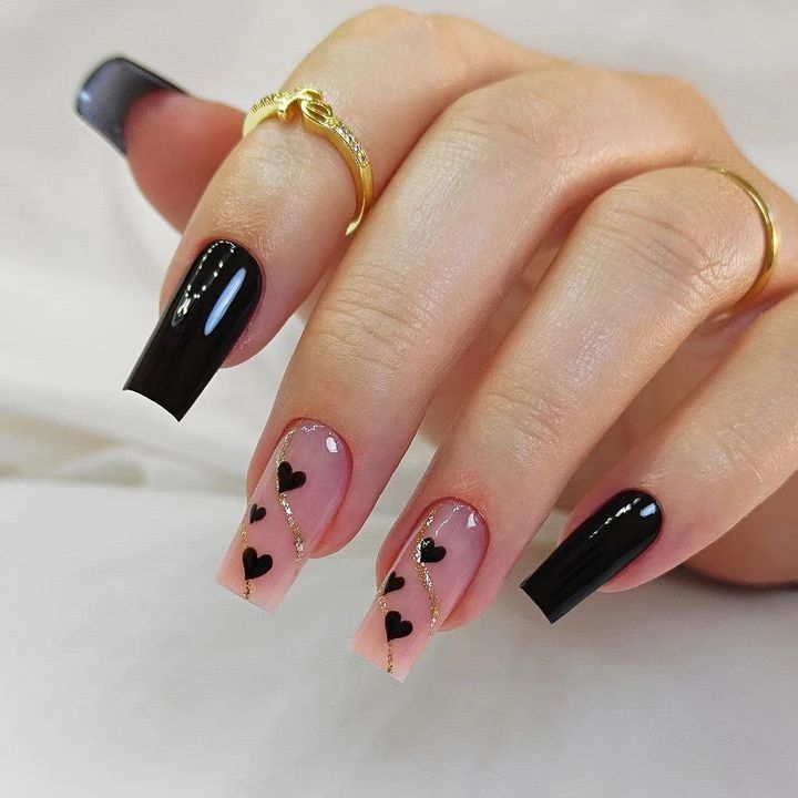 Heart-Design Acrylic Nail Art Set Kalsten