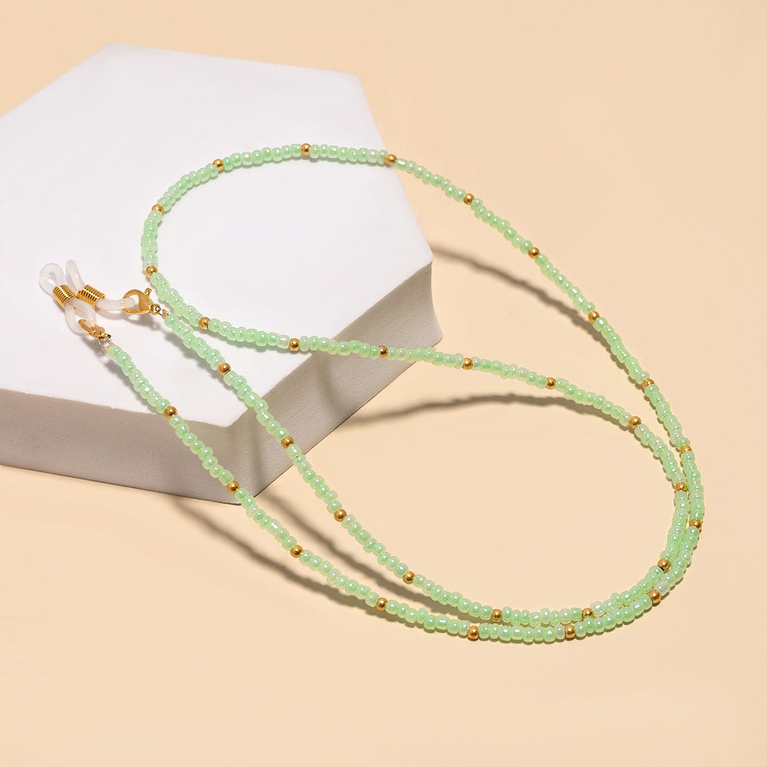 Double-Strand Beaded Eyewear Chain kalsten