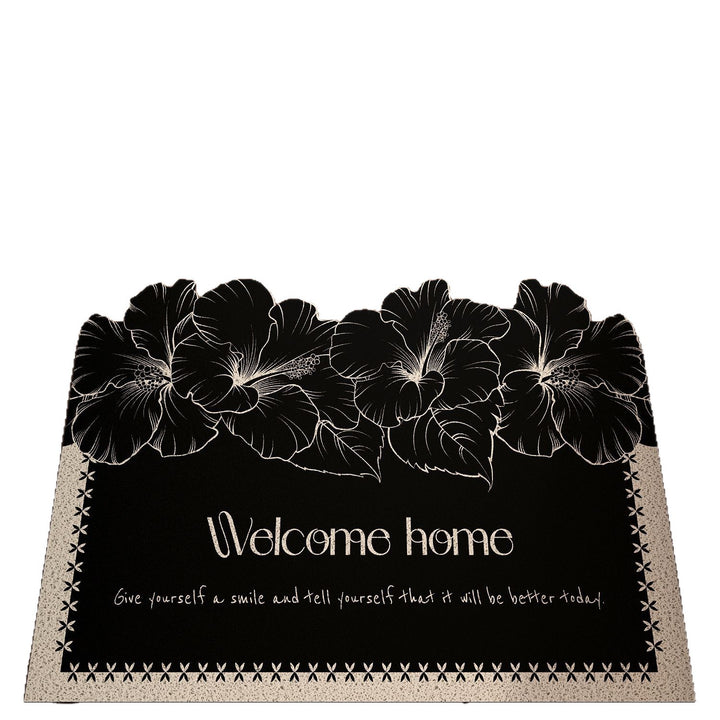 Floral Welcome Mat