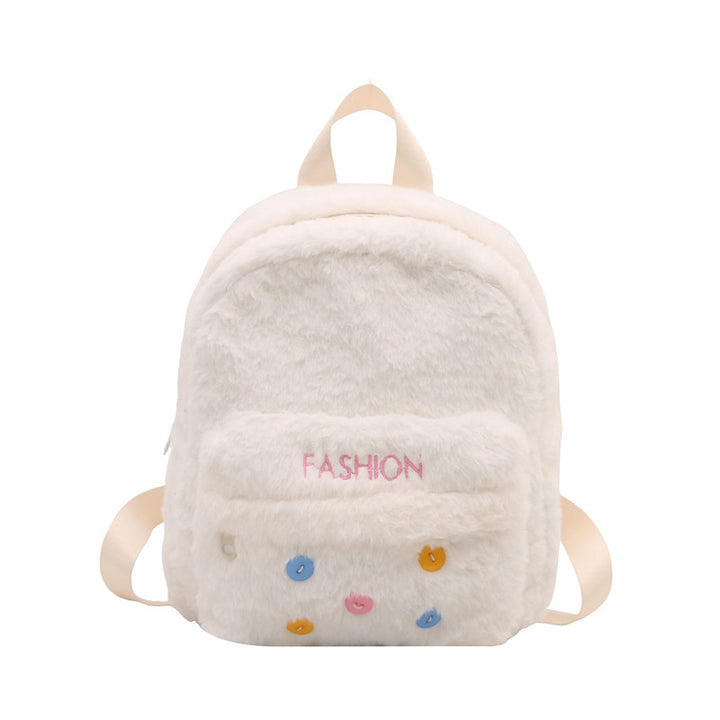 Plush backpack with playful design Kalsten