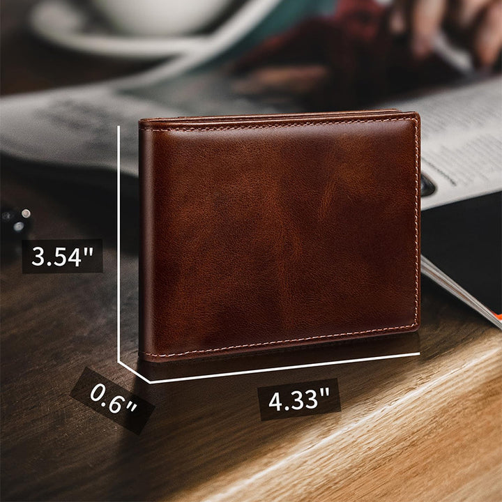 Classic RFID-Blocking Leather Wallet Kalsten