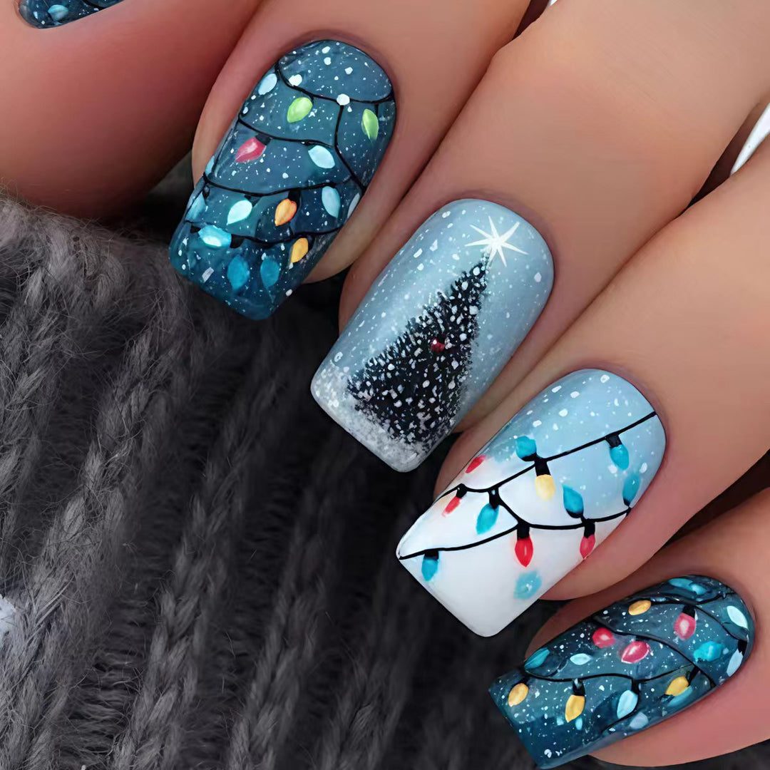 Artistic Holiday Nail Art Kalsten